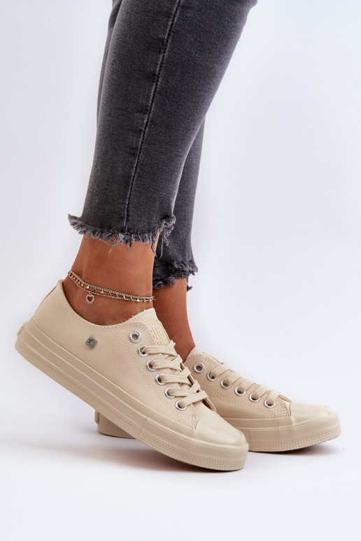 Classic Women's Sneakers Big Star NN274286 Beige