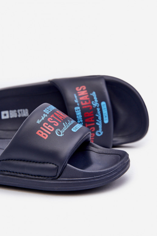 Big Star NN374516 Navy Children's Foam Flip Flops