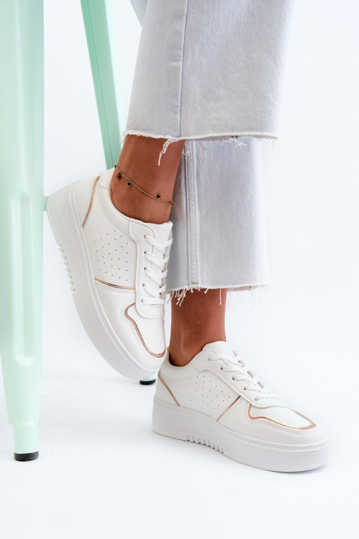 Women's Platform Sneakers White Tessama Women's Platform Sneakers White Tessama