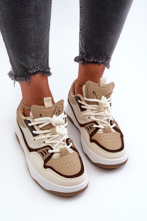 Women's Platform Sneakers Brown Etnaria Women's Platform Sneakers Brown Etnaria