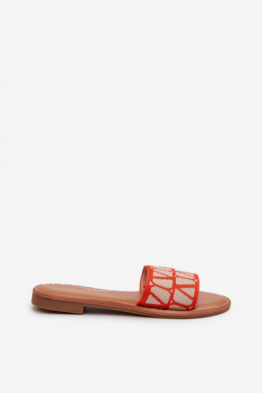 Women's Flat Heel Sandals Orange Traivea Women's Flat Heel Sandals Orange Traivea