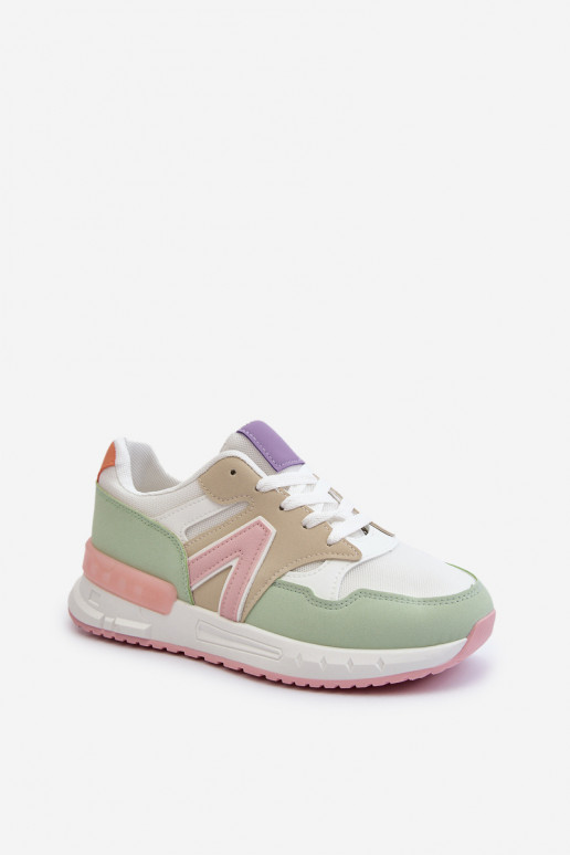 Sneakersy Damskie Z Eko Skóry Multikolor Vinelli