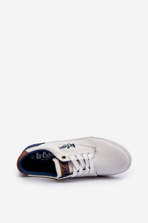 Męskie Trampki Lee Cooper LCW-24-02-2140 Białe