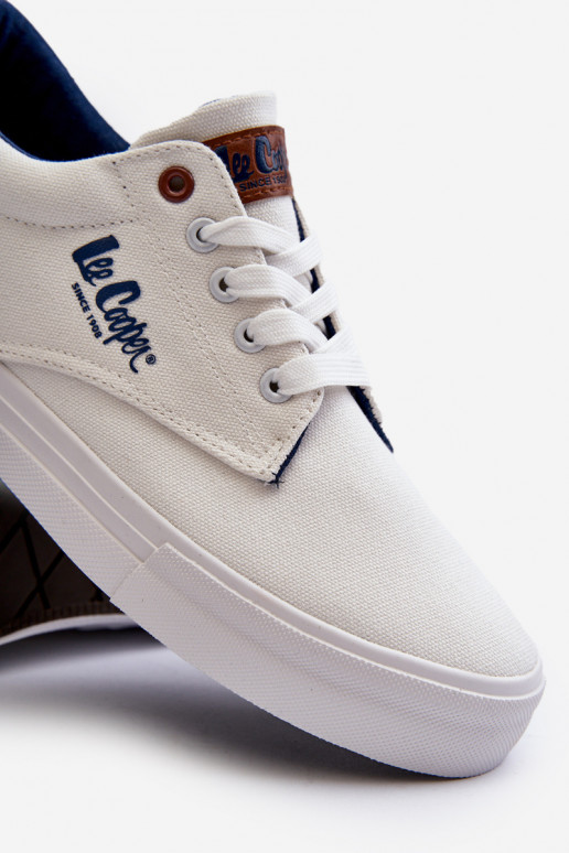 Męskie Trampki Lee Cooper LCW-24-02-2140 Białe