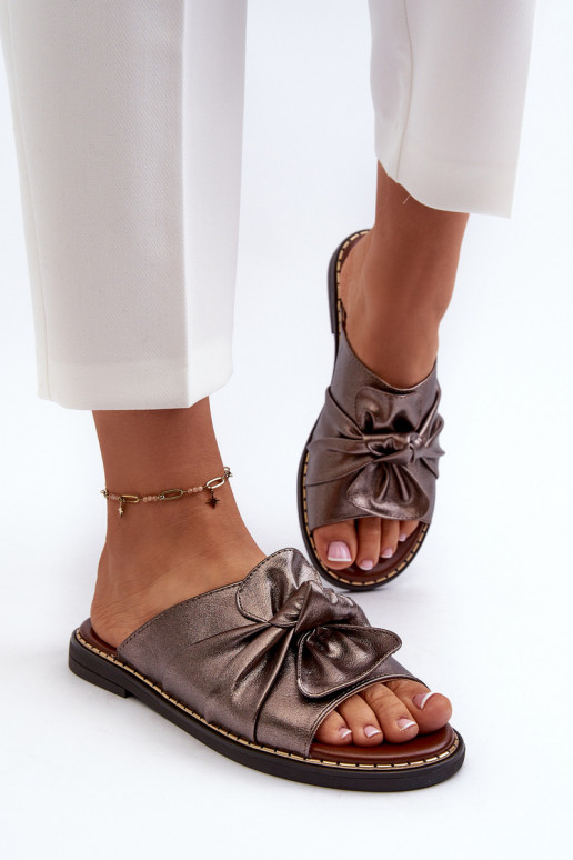 Women's Flat Heel Sandals Copper Nelvira Women's Flat Heel Sandals Copper Nelvira