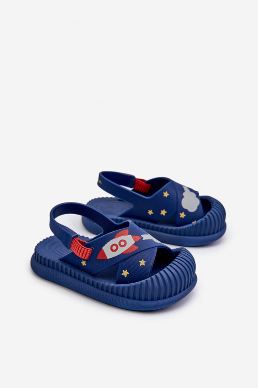 Klapki Sandałki Dziecięce 83525 Ipanema Cute Baby Granatowe