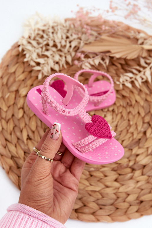 Children's sandals with heart 81997 Ipanema My First Baby pink Children's sandals with heart 81997 Ipanema My First Baby pink