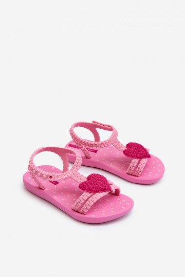 Children's sandals with heart 81997 Ipanema My First Baby pink 2