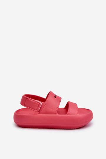 Light Foam Sandals with Velcro ProWater PRO-24-05-02K Pink 2