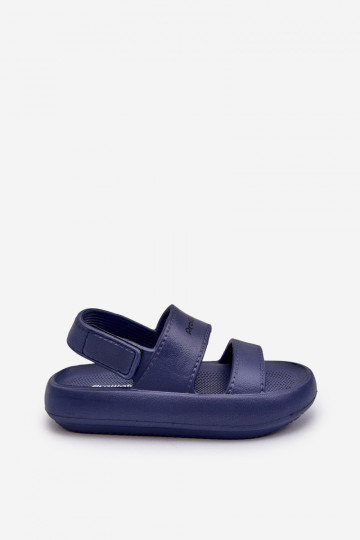 Lightweight Foam Sandals with Velcro ProWater PRO-24-05-01K Navy 2
