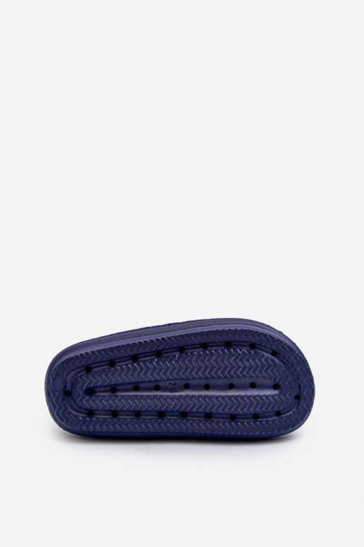 Lightweight Foam Sandals with Velcro ProWater PRO-24-05-01K Navy Lightweight Foam Sandals with Velcro ProWater PRO-24-05-01K Navy