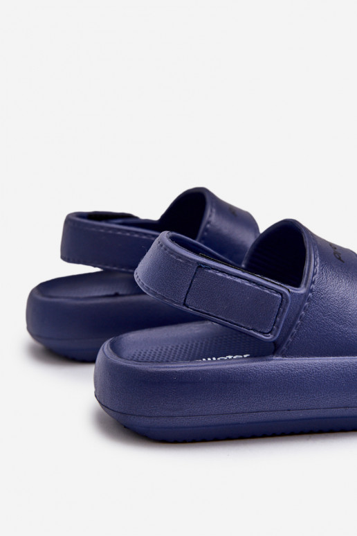 Lightweight Foam Sandals with Velcro ProWater PRO-24-05-01K Navy Lightweight Foam Sandals with Velcro ProWater PRO-24-05-01K Navy