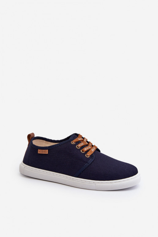 Men's Sneakers Trainers Big Star NN176002 Memory Foam System Navy Men's Sneakers Trainers Big Star NN176002 Memory Foam System Navy