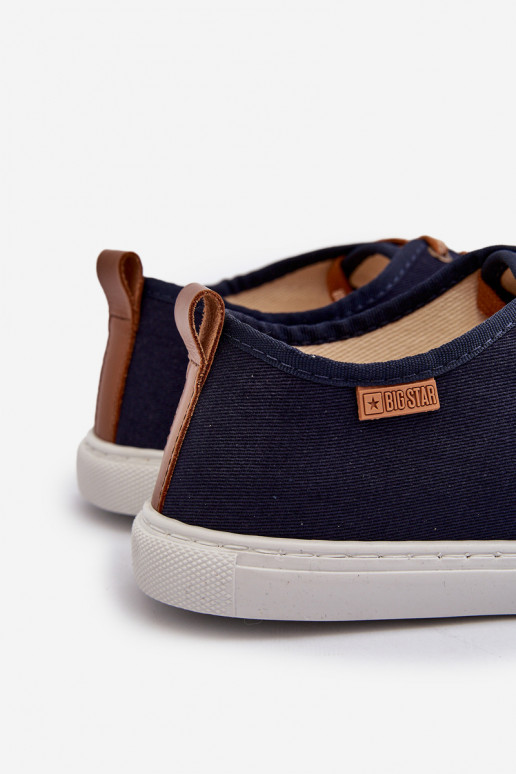 Men's Sneakers Trainers Big Star NN176002 Memory Foam System Navy Men's Sneakers Trainers Big Star NN176002 Memory Foam System Navy