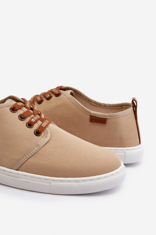 Men's Sneakers Big Star NN176001 Memory Foam System Beige Men's Sneakers Big Star NN176001 Memory Foam System Beige