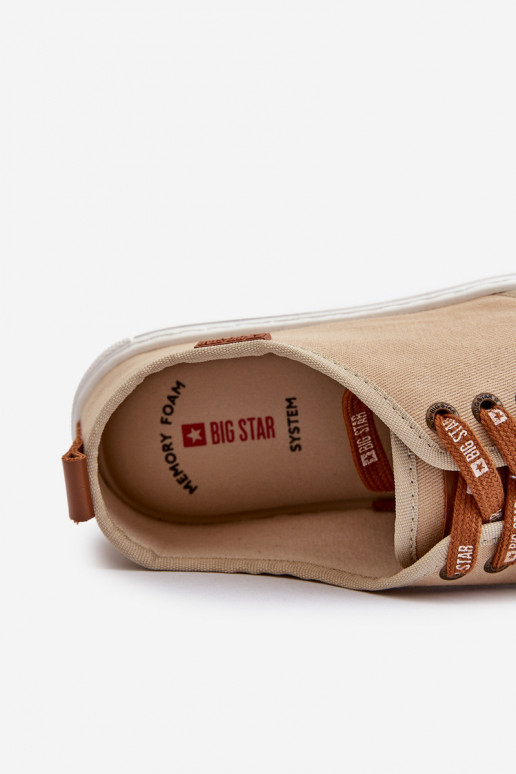 Men's Sneakers Big Star NN176001 Memory Foam System Beige Men's Sneakers Big Star NN176001 Memory Foam System Beige