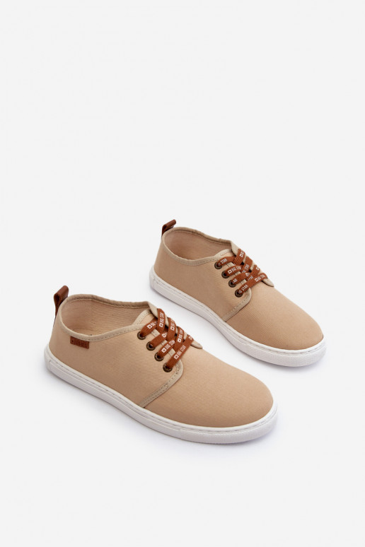 Men's Sneakers Big Star NN176001 Memory Foam System Beige Men's Sneakers Big Star NN176001 Memory Foam System Beige