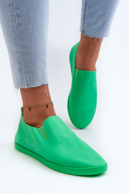 Women's Sneakers Slip-On Green Lovinia Women's Sneakers Slip-On Green Lovinia