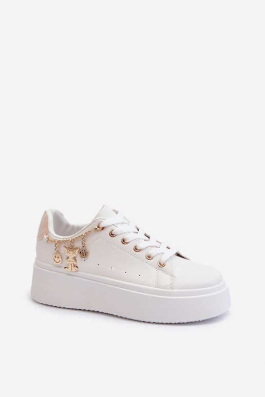 Women's Sneakers with Decoration White Celedria