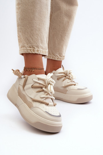 Women's Sports Shoes Sneakers Beige Phyrena 2