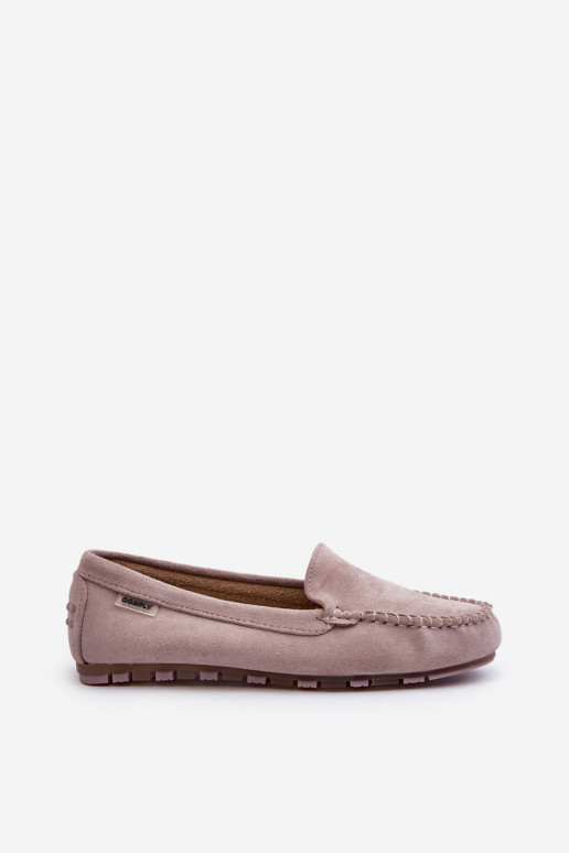 Women's Eco Suede Moccasins, Purple Amrutia