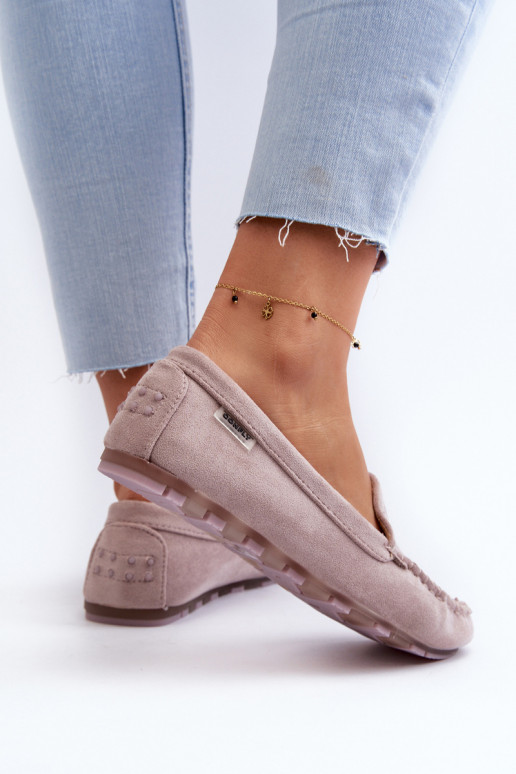 Women's Eco Suede Moccasins, Purple Amrutia Women's Eco Suede Moccasins, Purple Amrutia