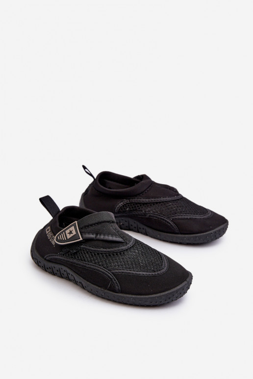 Children's Water Shoes Black Big Star NN374466 Children's Water Shoes Black Big Star NN374466