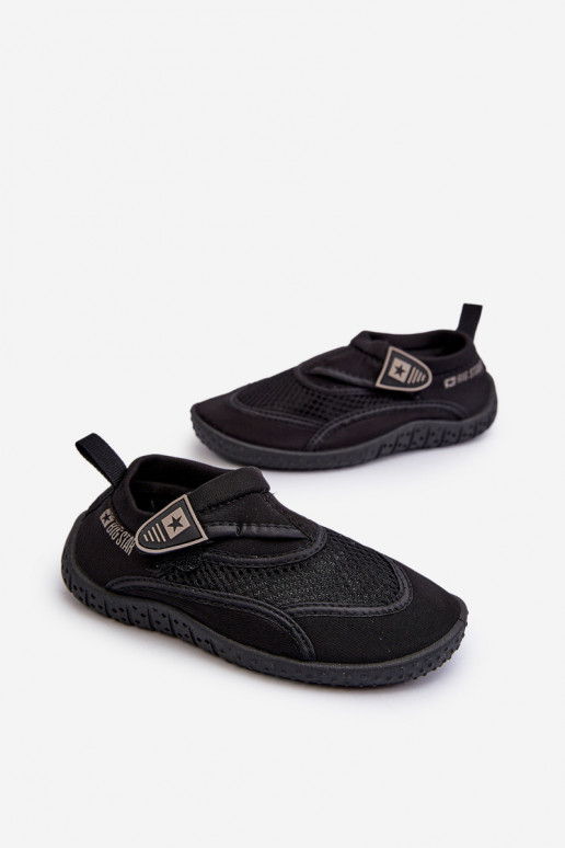 Children's Water Shoes Black Big Star NN374466 Children's Water Shoes Black Big Star NN374466