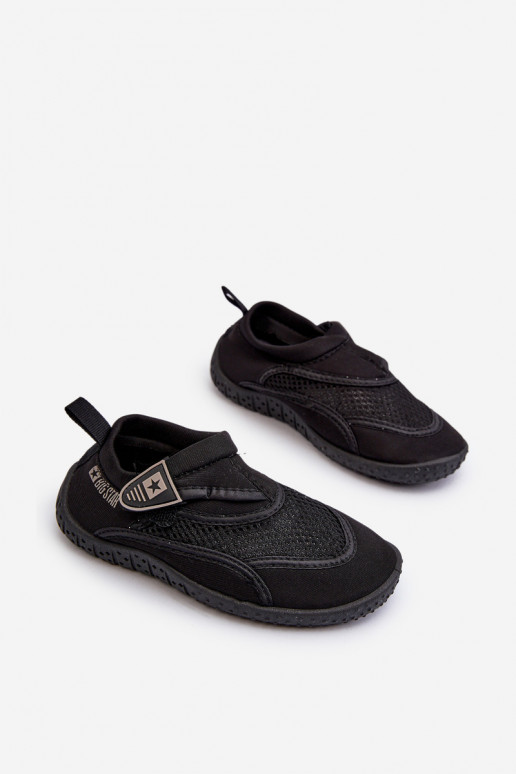 Children's Water Shoes Black Big Star NN374466 Children's Water Shoes Black Big Star NN374466