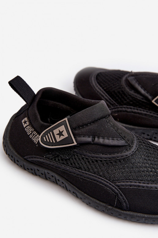 Children's Water Shoes Black Big Star NN374466 Children's Water Shoes Black Big Star NN374466