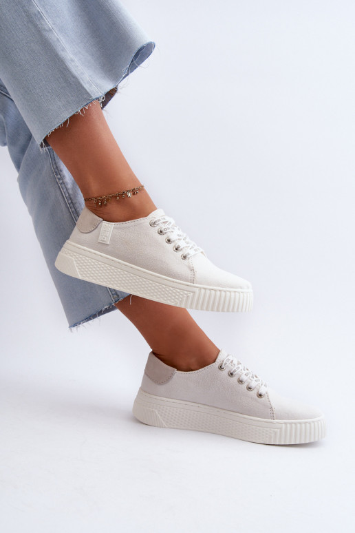 Women's sneakers MEMORY FOAM SYSTEM BIG STAR NN276001 White Women's sneakers MEMORY FOAM SYSTEM BIG STAR NN276001 White