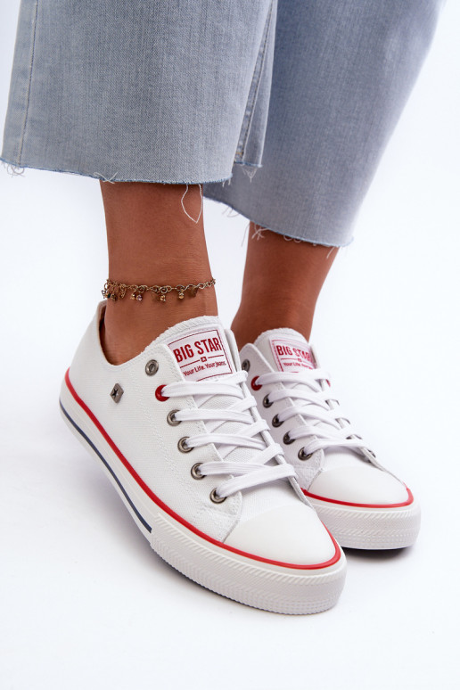 Women's Sneakers Big Star NN274656 HI-POLY SYSTEM White