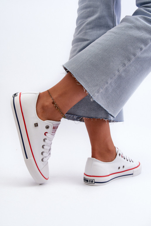 Women's Sneakers Big Star NN274656 HI-POLY SYSTEM White