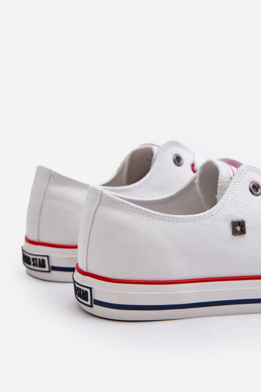 Men's Sneakers Big Star NN174301 HI-POLY SYSTEM White Men's Sneakers Big Star NN174301 HI-POLY SYSTEM White