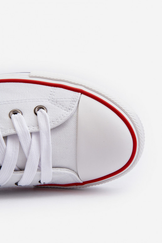 Men's Sneakers Big Star NN174301 HI-POLY SYSTEM White Men's Sneakers Big Star NN174301 HI-POLY SYSTEM White