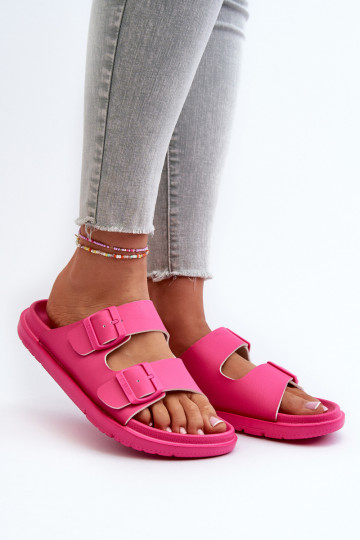 Light Foam Women's Sandals with Buckles Big Star NN274A754 Fuchsia 2