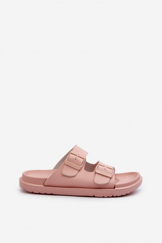 Lightweight Women's Foam Flip Flops with Buckles Big Star NN274A753 Pink