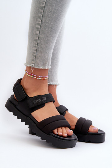 Women's Platform Sandals Big Star NN274750 Black 2