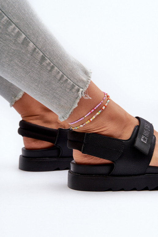 Women's Platform Sandals Big Star NN274750 Black Women's Platform Sandals Big Star NN274750 Black