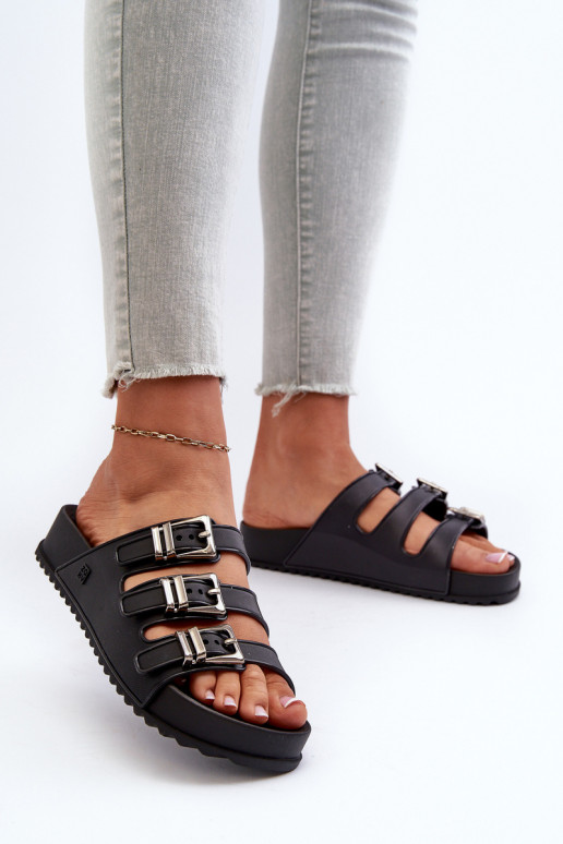 Women's rubber slippers ZAXY JJ285058 Black Women's rubber slippers ZAXY JJ285058 Black