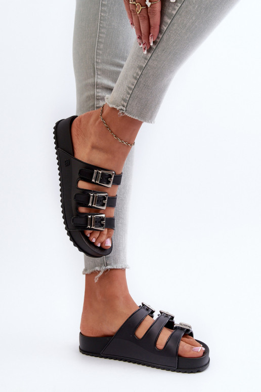 Women's rubber slippers ZAXY JJ285058 Black Women's rubber slippers ZAXY JJ285058 Black