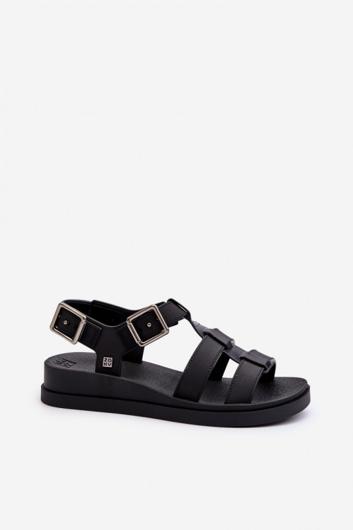Scented Smooth Women's Sandals ZAXY NN285007 Black Scented Smooth Women's Sandals ZAXY NN285007 Black
