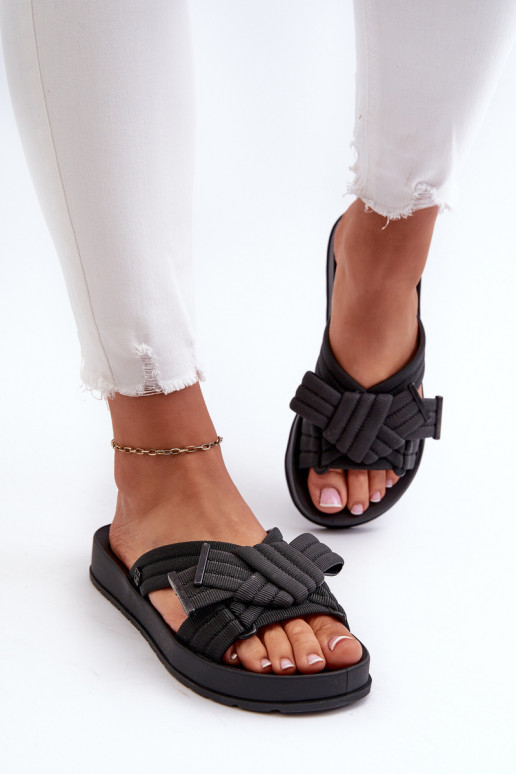 Scented Women's Flat Sole Sandals ZAXY LL285096 Black