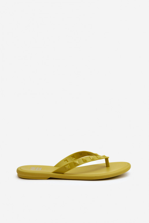 Flat Flexible Women's Flip-Flops ZAXY JJ285253 Lime Flat Flexible Women's Flip-Flops ZAXY JJ285253 Lime