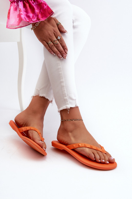 Flat Flexible Women's Flip-Flops ZAXY JJ285254 Orange