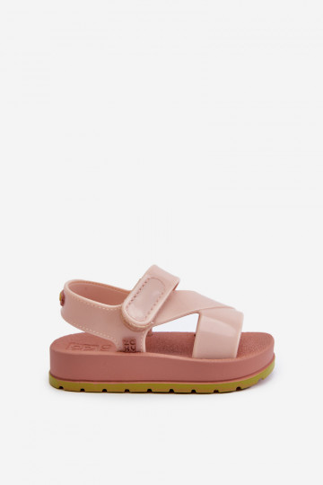 Children's Sandals with Velcro Fastening by ZAXY LL385002 Light Pink 2