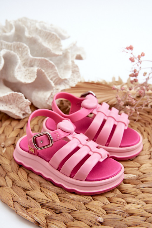 Scented Children's Sandals with Velcro ZAXY NN385018 Pink Scented Children's Sandals with Velcro ZAXY NN385018 Pink