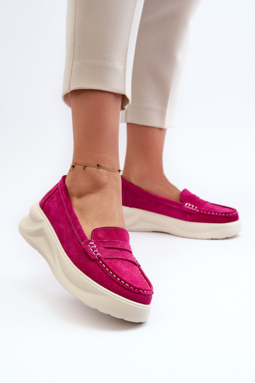 Suede Women's Moccasins Fuchsia Filidia Suede Women's Moccasins Fuchsia Filidia