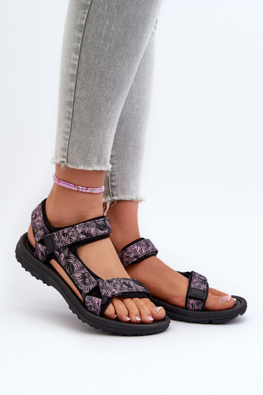 Lightweight Sports Women's Sandals Black-Pink Lumeria Lightweight Sports Women's Sandals Black-Pink Lumeria