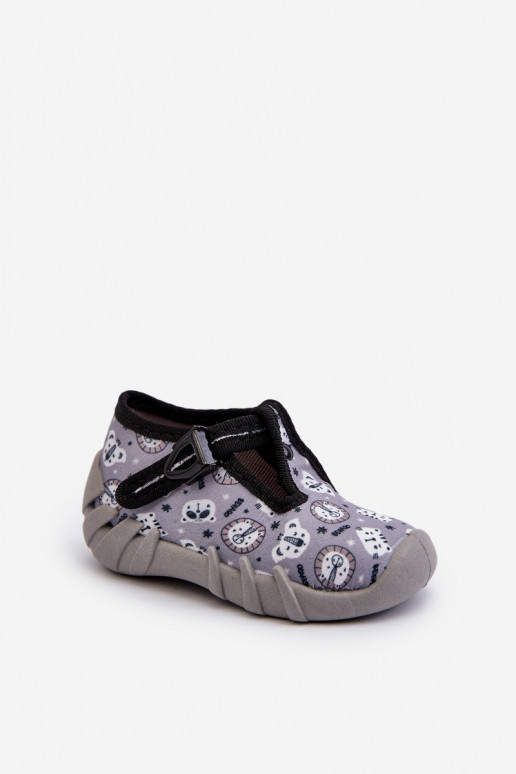 Comfortable Children's Slippers BEFADO 110N488 Grey Comfortable Children's Slippers BEFADO 110N488 Grey